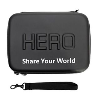 Fat Cat 9 Waterproof PU Leather Extra Thick Anti shock EVA Protective Case for GoPro Hero3 /3/2