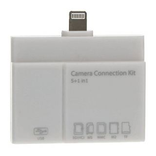 All in 1 Memory Card Reader Connection Kit (White)