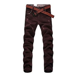 Mens Stylish Pocket Stitching Jeans(without Belt)