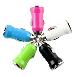 Multicolor Option Car Charger Adapter