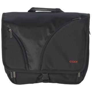 Codi Courier Laptop Messenger Bag (BlackComputer Sleeve Size 15.6 inchesPockets Two (2) exterior pockets, Three (3) interior pockets 15.6 inchesPockets Two (2) exterior pockets, Three (3) interior pockets )