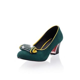 Suede Womens Chunky Heel Heels Pumps/Heels Shoes(More Colors)