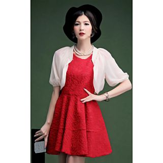 Half Sleeve Chiffon Party/Casual Wraps With Detachable Fur Collar(More Colors)