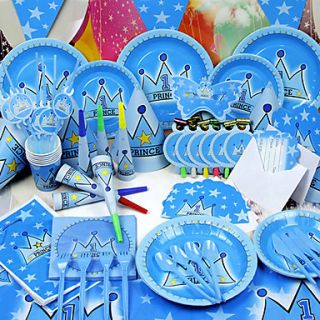 Little Prince Birthday Party Supplies   Set of 84 Pieces