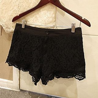 Womens Spring Sexy Lace Short Pants