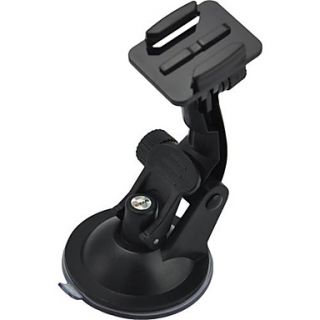 Outdoor Car Camera Fixing Holder with Suction Cup for Gopro and SupTig Camera   Black