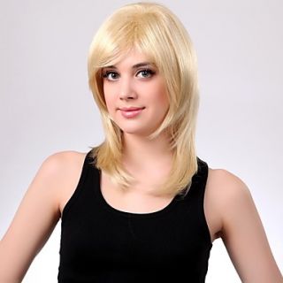 Long High Quality Synthetic Staight Blonde Hair Wig