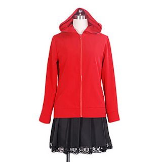 Vocaloid Gumi Black Red Polyester Cosplay Costume