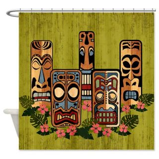  Tiki Party Shower Curtain  Use code FREECART at Checkout
