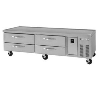 Beverage Air 84 in Refrigerated Counter, Work Top, 2 Section, 4 Drawers