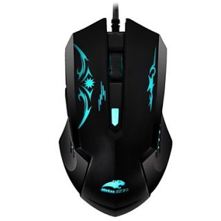 Mebao MG208 USB Wired Optical Computer Gaming Mouse 2400 DPI 6D Professional Game Mice With Colorful LED Light Luminous