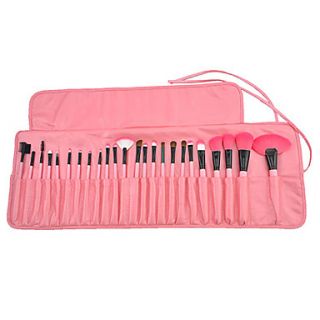 24pcs Professional Cosmetic Brush Set(Pink)