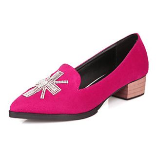 Suede Womens Chunky Heel Heels Pumps/Heels Shoes(More Colors)