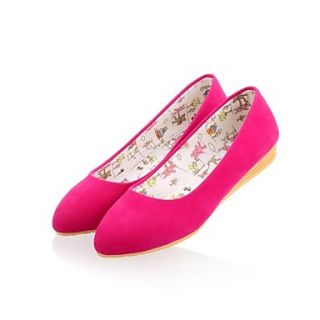 Faux Suede Leather Womens Fashion Ballet Flat (More Colors)