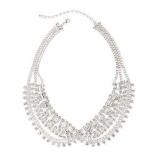 Vieste Crystal Collar Necklace, Clear