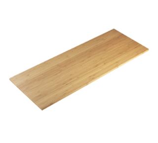 Cal Mil Rectangular Tray Riser Shelf   12x32, Bamboo