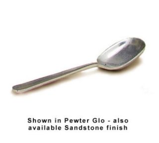Bon Chef 9.5 in Serving Spoon, Aluminum/Pewter Glo