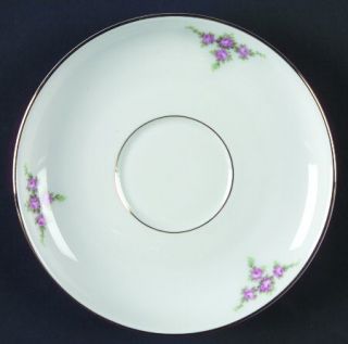 Heinrich   H&C Rosalinda Saucer for Footed Cup, Fine China Dinnerware   Roses Ha