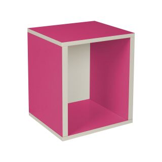 WAY BASICS Stackable Storage Cube Plus, Pink