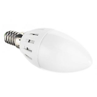 C37 E14 5W 15xSMD 2835 450LM 6000K Cool White Light LED Candle Bulbs(AC 85 265)