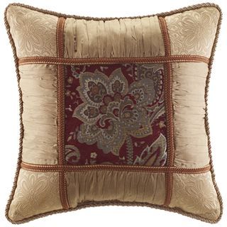 Croscill Classics Manchester Fashion Decorative Pillow, Claret, Boys