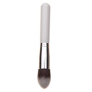 1PCS Pro White Handle Nail Art Dusting Brush With Two Tone Hair 4#