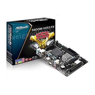 960GM VGS3 FX Socket AM3/AMD 760G/DDR3/AVGbE/MicroATX Motherboard