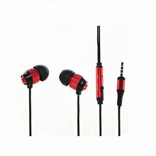 High Quality 3.5 mm In Ear Earphone Headsets for  /MP4/PC Headphones(Rose)