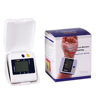 Semiconductor Sensor,Measurement While Inflating,Wrist Type Blood Pressure Monitor