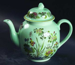 Adams China Ming Jade Teapot & Lid, Fine China Dinnerware   Calyxware, Oriental