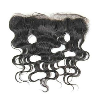 8 Brazilian Hair Silky Body Wave Lace Frontal(132) Natural Color