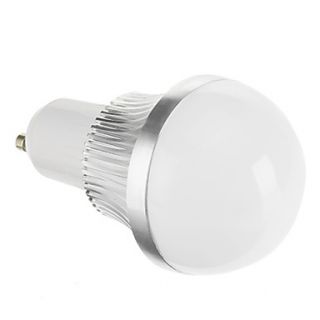 GU10 3W COB 179LM 5251K Cool White Light LED Globe Bulb  Silver (95 265V)
