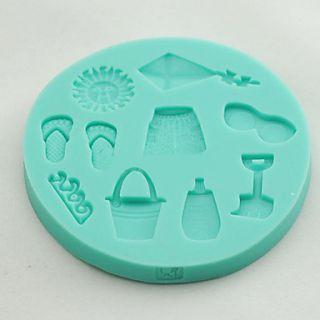 Beach Scenery Silicone Mould Cake Decorating Baking Tool