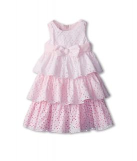 Biscotti Eyelet Blush Baby Dress Girls Dress (Pink)