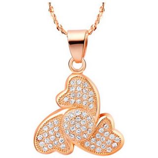 Graceful Flower Shape Womens Slivery Alloy Necklace(1 Pc)(Gold,Silver)