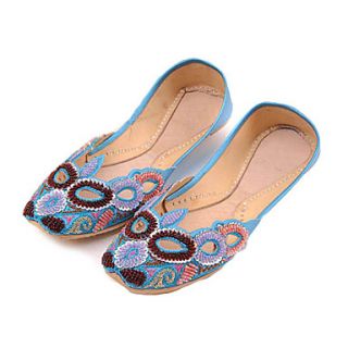 Stylish Womens Handmade Hollow out Belly Dance Shoes With Bead