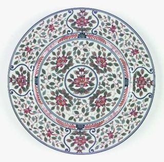 Georges Briard Imari Blossoms Dinner Plate, Fine China Dinnerware   Green&Tan Le