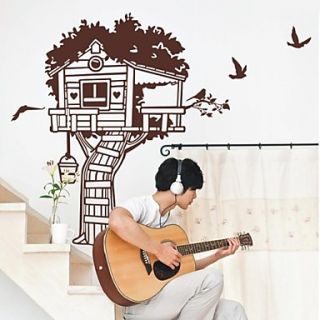 Botanical The Tree House Wall Stickers