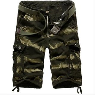 Mens Fashion Camouflage Cargo Short Pants