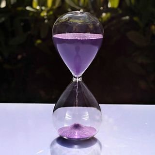 30 Minutes Lavender Glass Sand Timer
