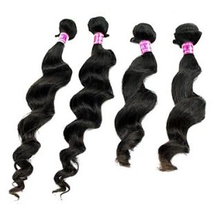 20Inches 100% Virgin Hair Brazilian Loose Wave Natural Color