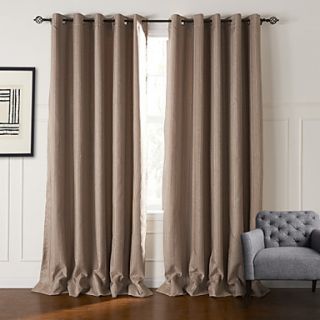 (One Pair) Modern Classic Striola Embossed Blackout Curtain