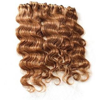 Brazilian Hair 100% Human Hair Body Wave Brown color 18Inches