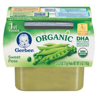 Gerber 1st Foods Organic Sweet Peas   5 oz. (8 Pack)