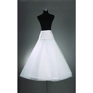 Lycra And Oganza A line Two Tier Floor length Petticoats