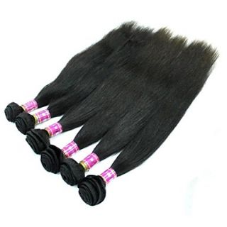 Virgin Brazilian Hair 100% Unprocessed Straight Hair Natural Color 20Inches