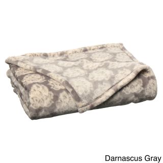 Damascus Luxury Plush Printed Throw