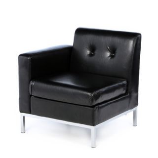 Castleton Home Left Facing Club Chair CX1123 Color Black