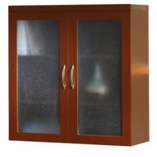 Mayline Aberdeen Glass Display Cabinet AGDCL Finish Cherry