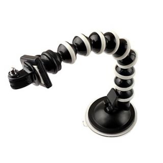 G 235 360 Degree Rotational 1/4 Car Mount Holder with Suction Cup / GoPro Adapter for Camera / GoPro